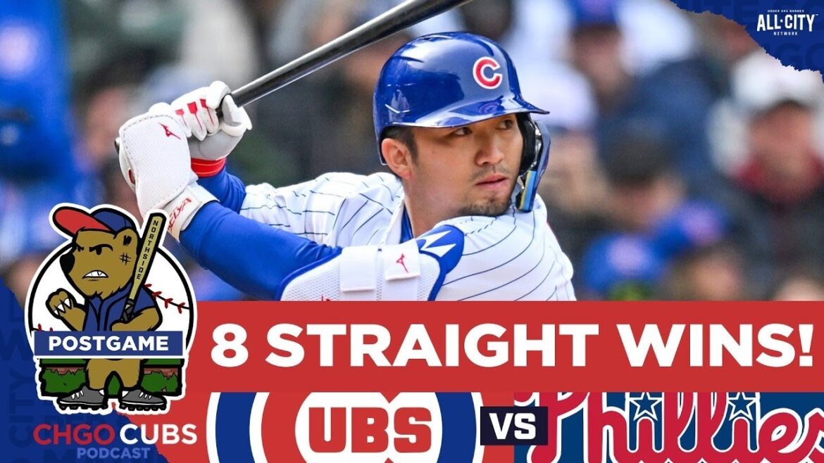 CUBS POSTGAME: Seiya Suzuki BREAKS OUT! Chicago Cubs BEAT Phillies For 8th Straight Win! | CHGO Cubs
