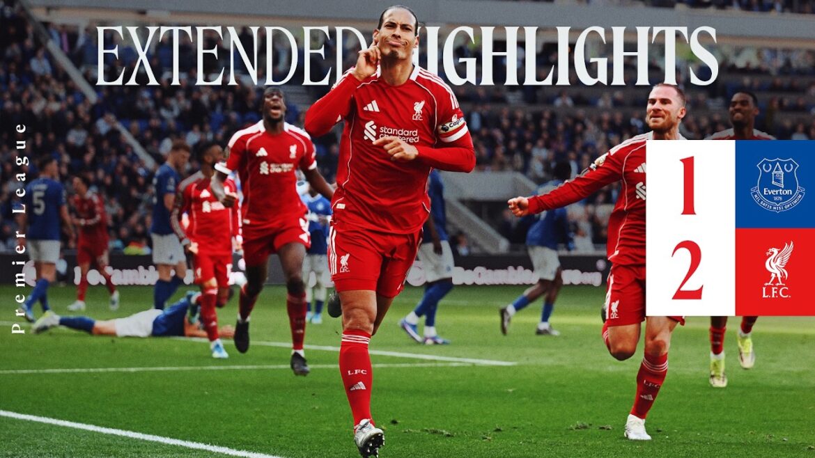 Extended Highlights: Everton 1-2 Liverpool | 90+10 in the derby!
