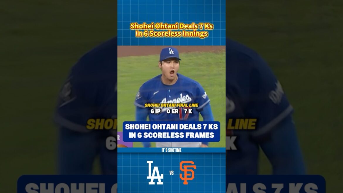 Shohei Ohtani Deals 7 Ks In 6 Scoreless Innings