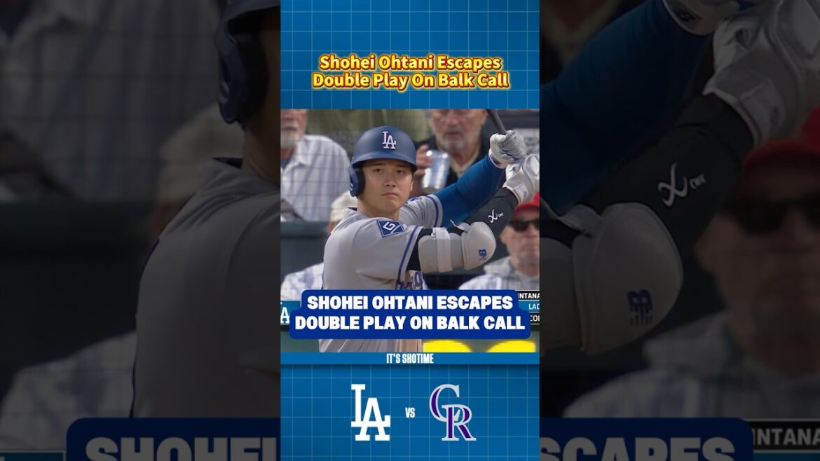 Shohei Ohtani Escapes Double Play On Balk Call