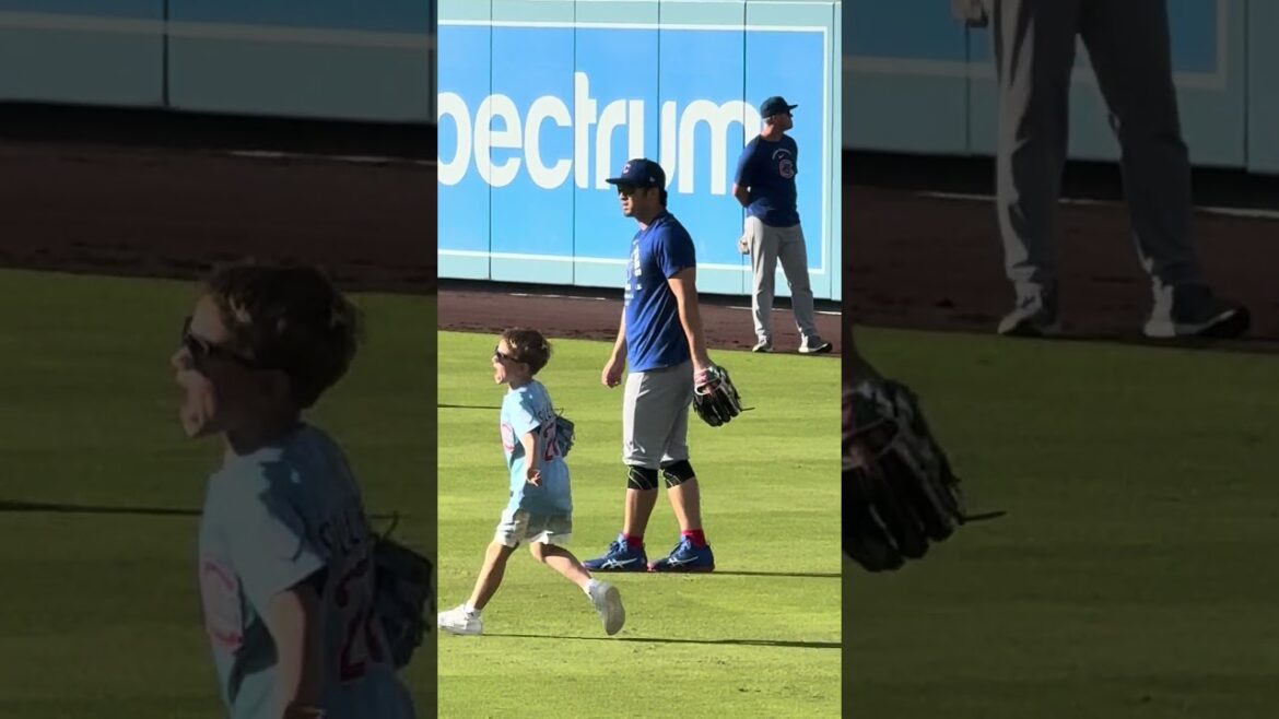 [Seiya Suzuki! ]Pre-game practice![No. 1 DH Shohei Ohtani]Dodgers vs Chicago Cubs @Dodger Stadium 4/24/26 #Shohei Ohtani #ohtani #dodgers