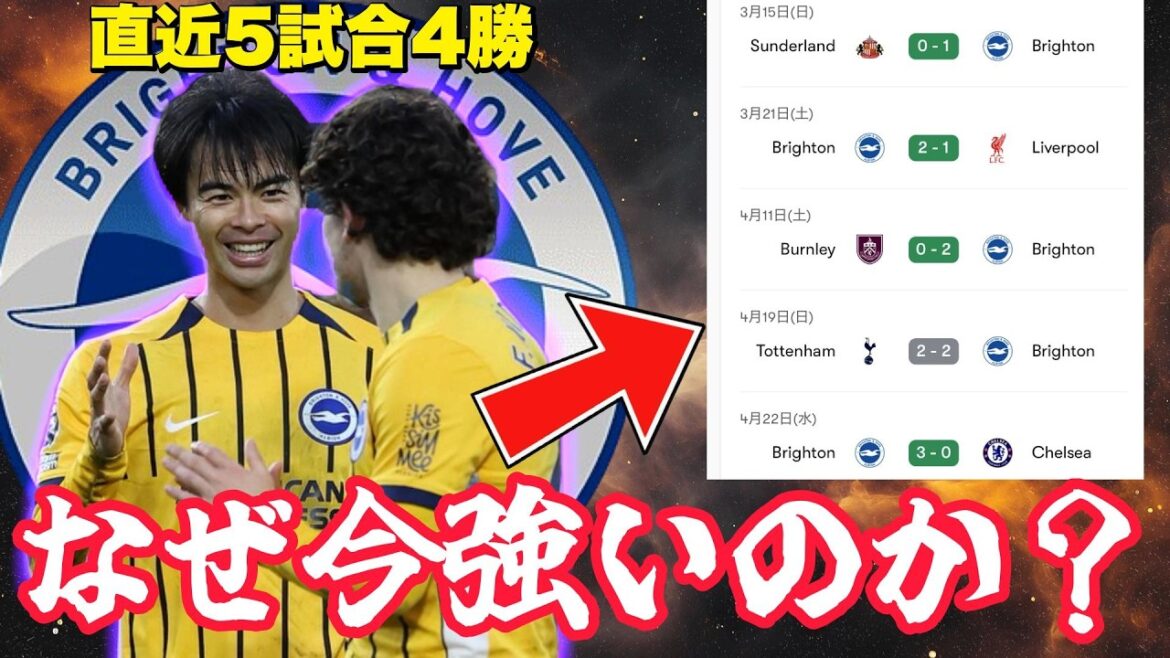 [Good performance]Why are Brighton so strong right now?