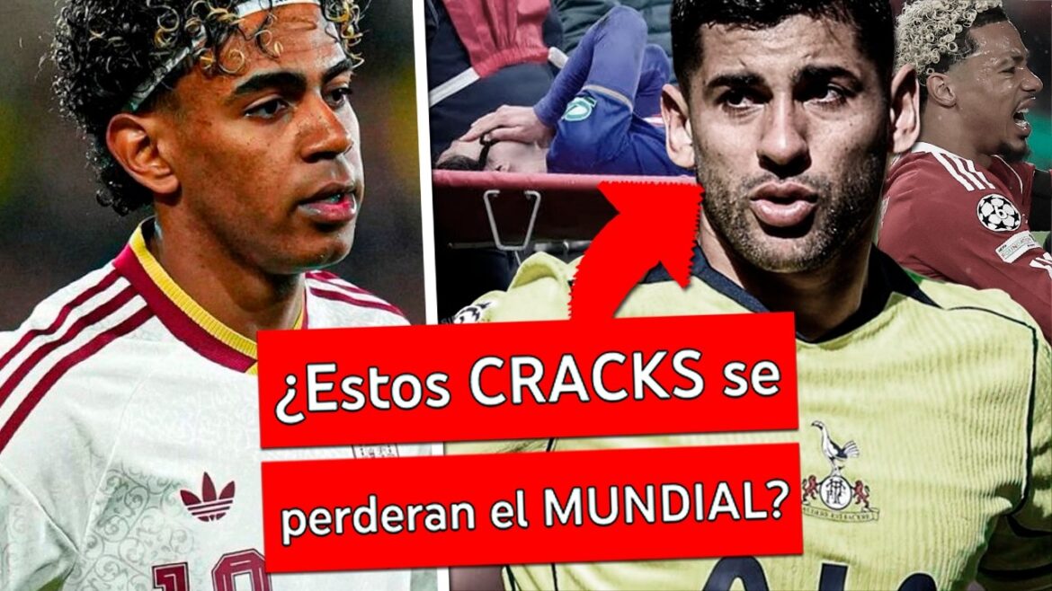 Will these CRACKS miss the WORLD CUP due to INJURY? 😱| All casualties for the 2026 World Cup
