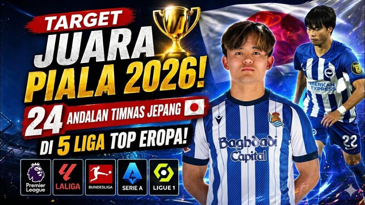 24 Japanese Players in Europe's Top 5 Leagues 🇯🇵⚽