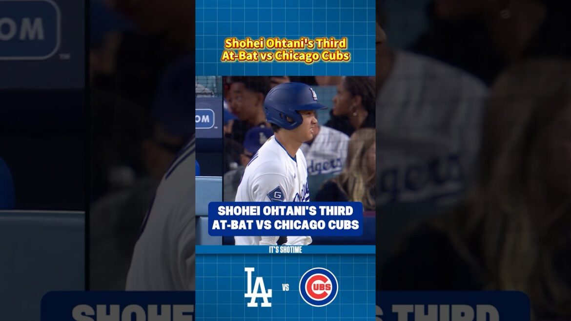 Shohei Ohtani's Third At-Bat VS Cubs Game 1