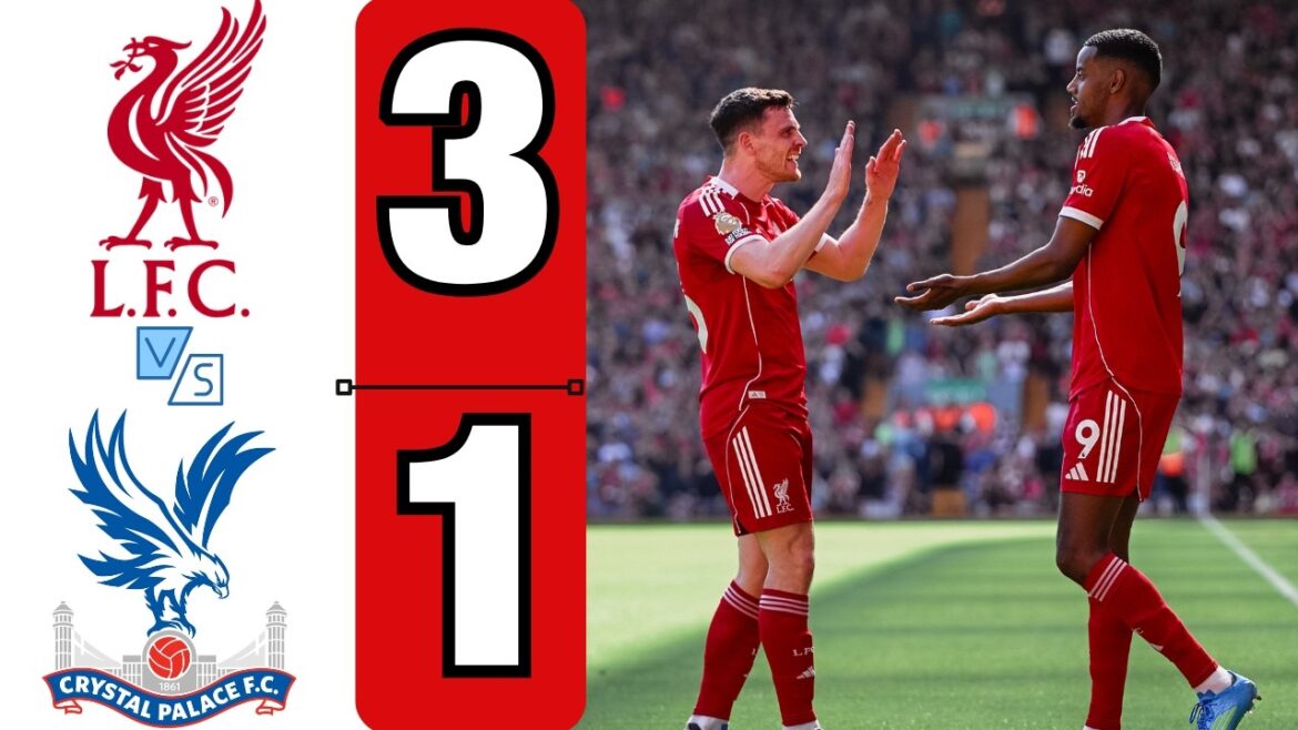 Liverpool vs Crystal Palace (3-1) | All Goals & Extended Highlights | Premier League 2025/2026
