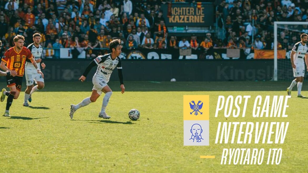 [Sint-Truiden]Ryotaro Ito contributed to defeating Mechelen with 1 goal and 1 assist Post-match interview