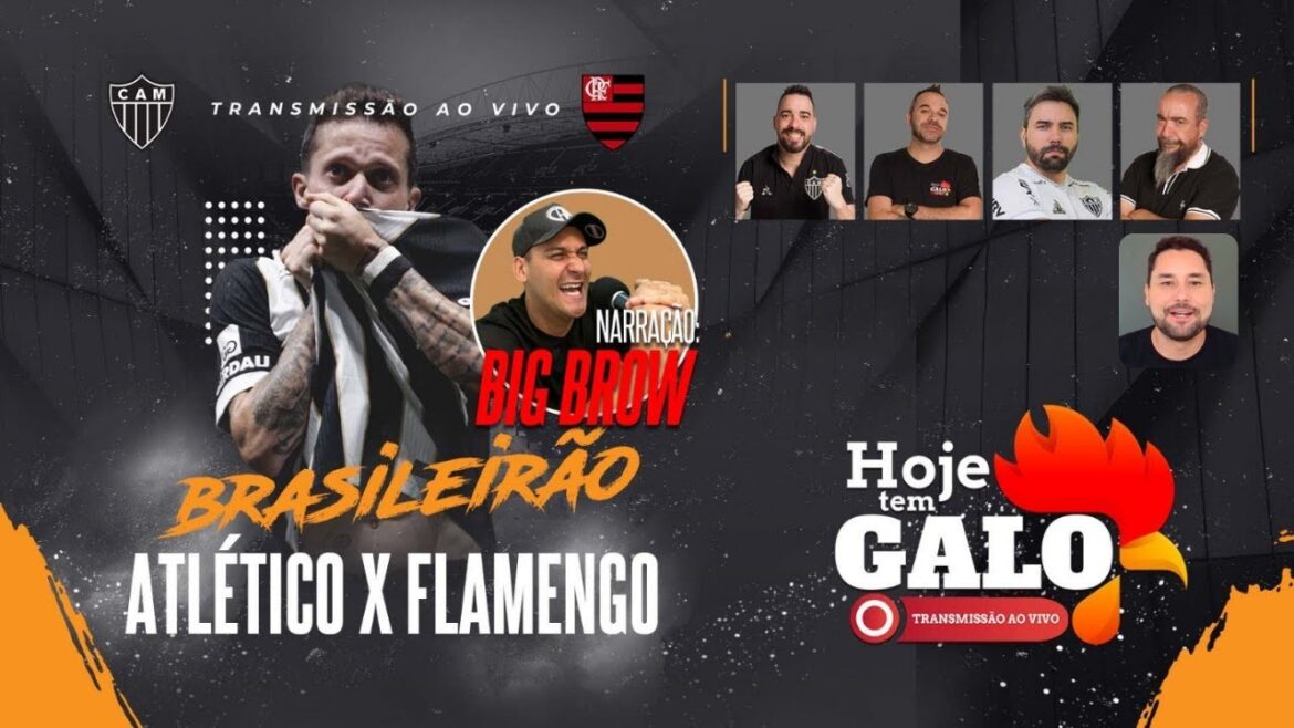 ⚫ LIVE BRAZILIAN CHAMPIONSHIP DIRECT FROM ARENA MRV ⚫ GALO X FLAMENGO🔴