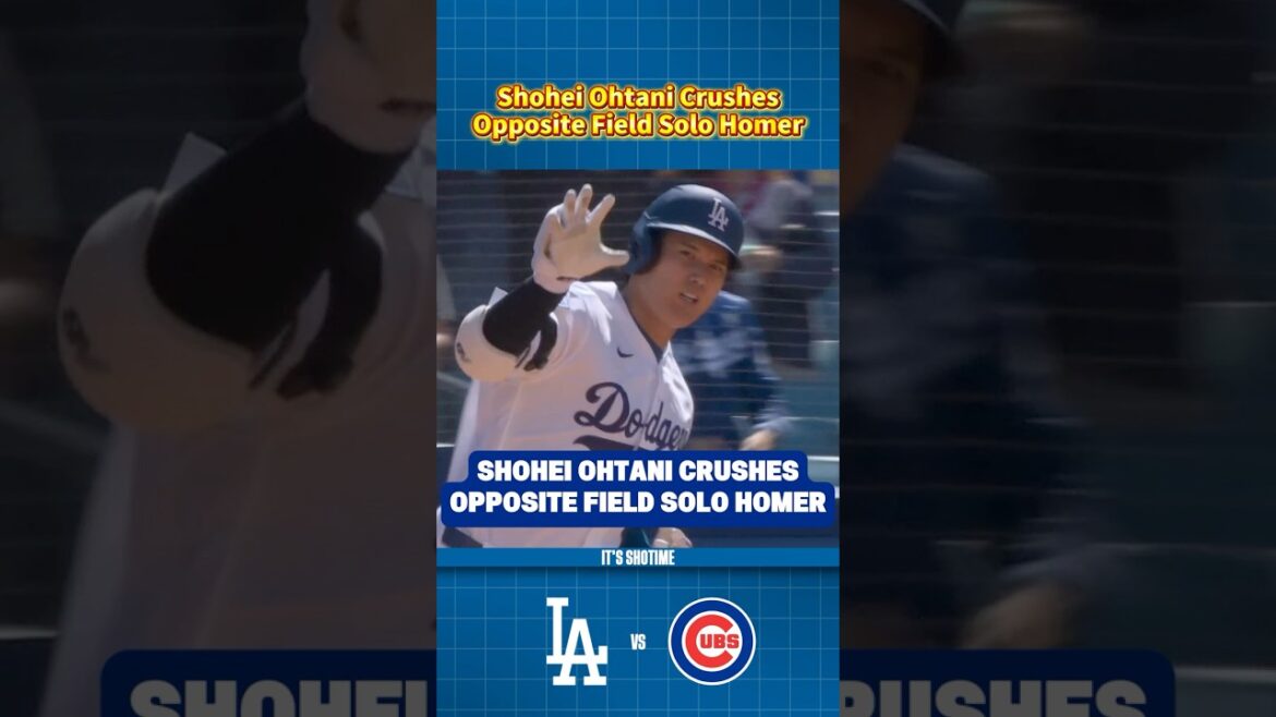 Shohei Ohtani Crushes Opposite Field Solo Homer