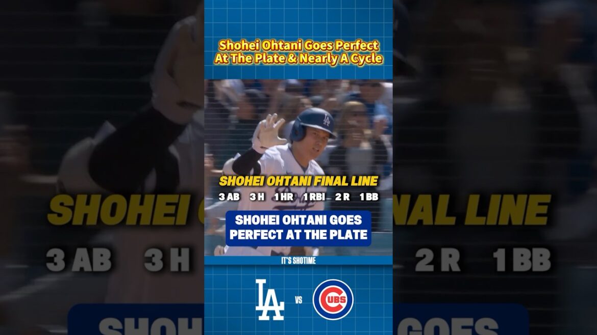 Shohei Ohtani Goes Crazy Perfect At The Plate
