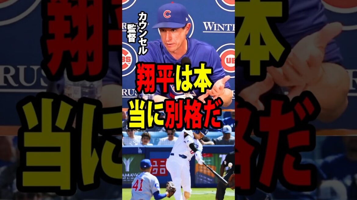 [Shohei Ohtani]After seeing Shohei Ohtani hit his sixth home run of the season in a game, Chicago Cubs manager Craig Counsell admitted, ``Shohei is truly on a different level.''[Overseas reaction MLB Major Baseball]