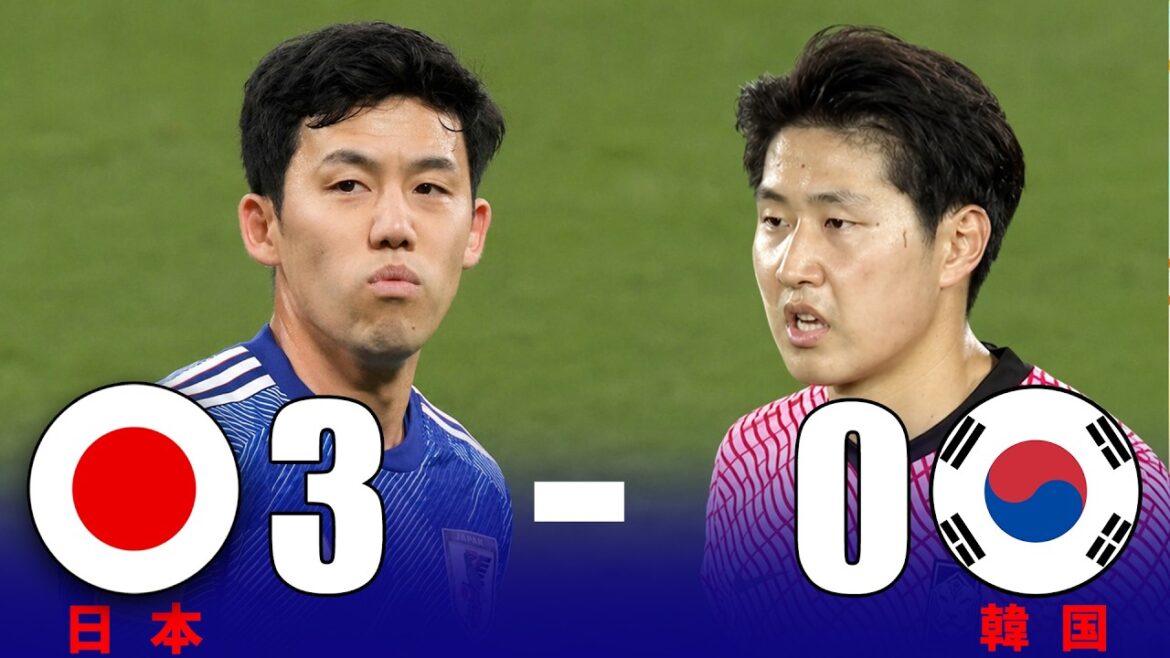 Japan national team completely defeats South Korea. This is not just a victory - it proves the dignity of the Asian champion and the pride of Samurai Blue.