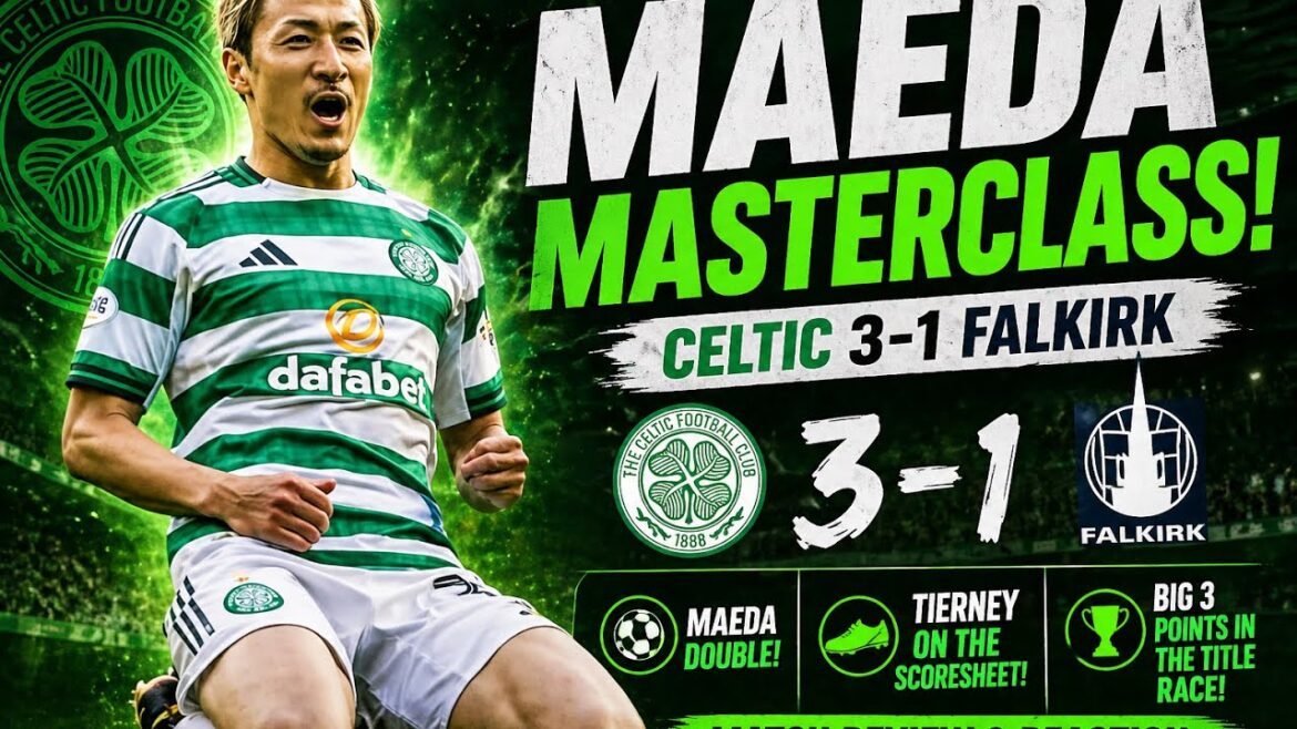 Celtic 3-1 Falkirk Reaction 🍀 | Maeda STEALS the Show & Title Race Heats Up!