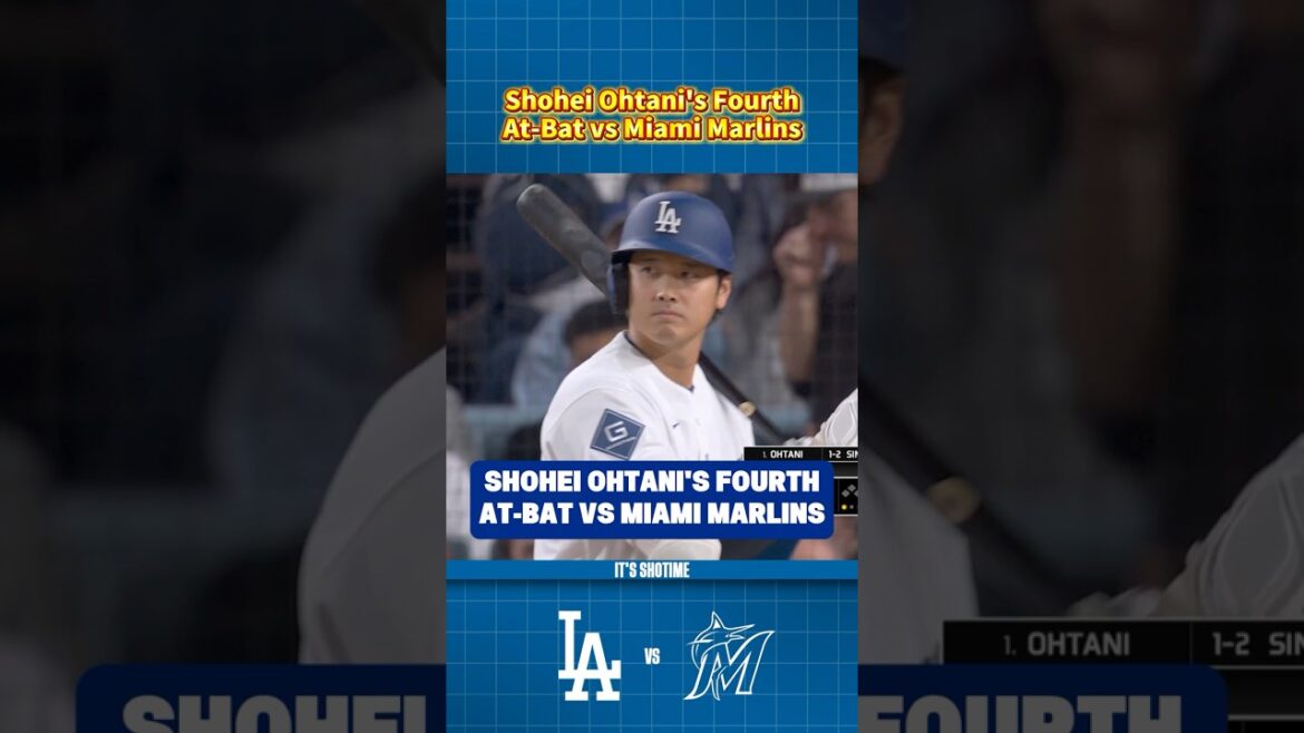 Shohei Ohtani's Fourth At-Bat VS Marlins Game 1