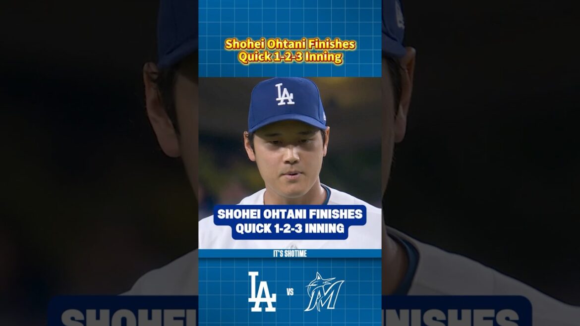 Shohei Ohtani Finishes Quick 1-2-3 Inning