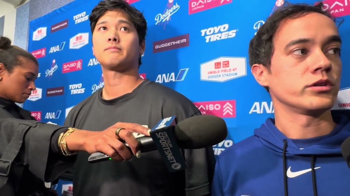 Shohei Ohtani reacts to first loss of the season