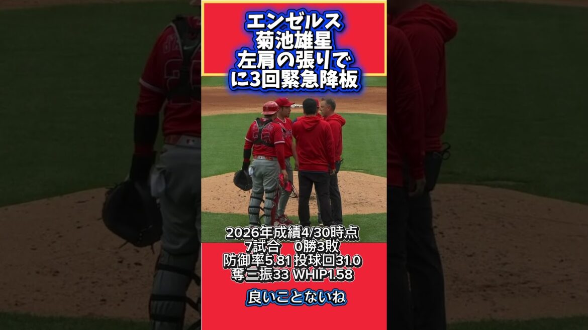 Angels Yusei Kikuchi leaves the team after 3rd inning #Angels #Yusei Kikuchi #Major League #MLB #WBC #Baseball #Commentary