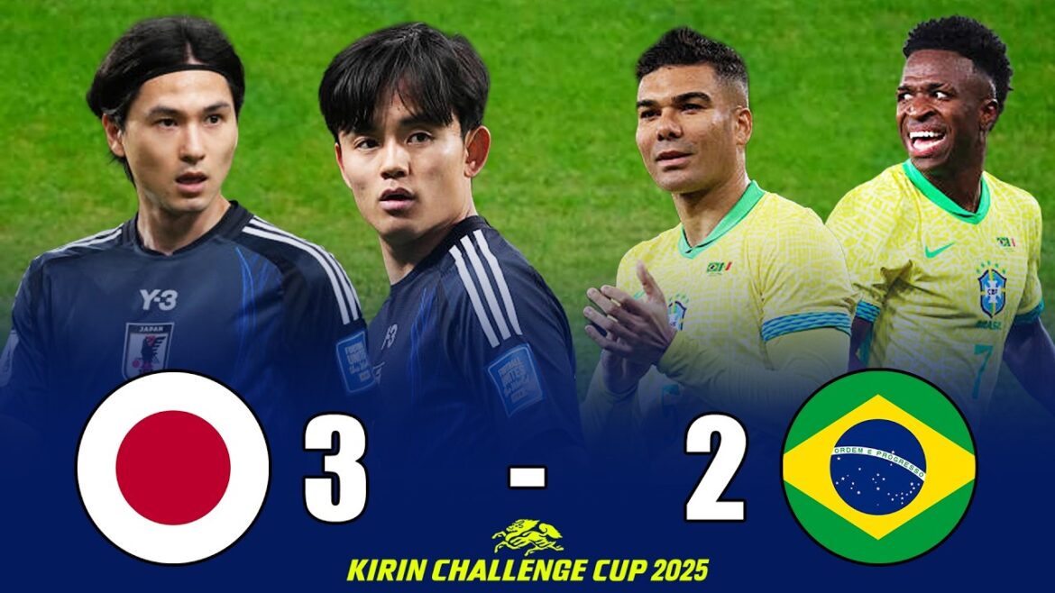Historic moment: Japan national team defeats Brazil. A historic victory that shocked the world and showed the unwavering spirit of Samurai Blue even in difficult times.