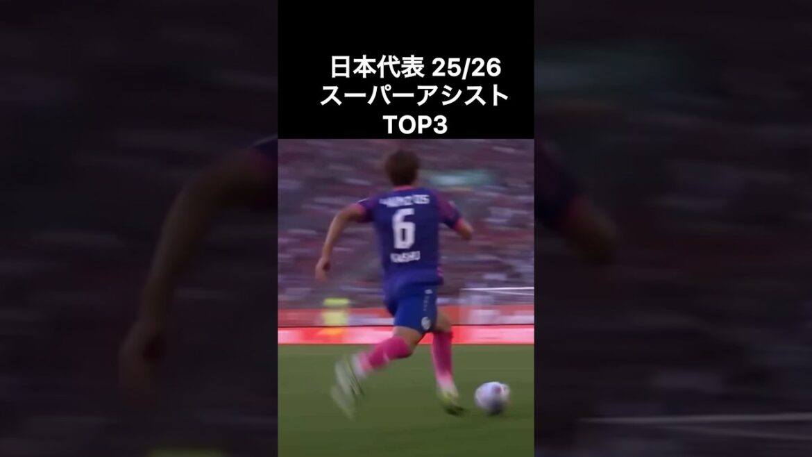 Japan National Team 25/26 Super Assist TOP3