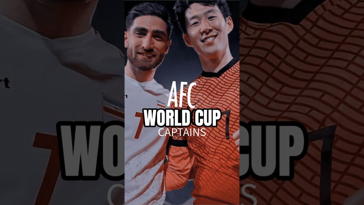 Asia’s Leaders Revealed! 🏆⚽ National Team Captains for 2026 World Cup