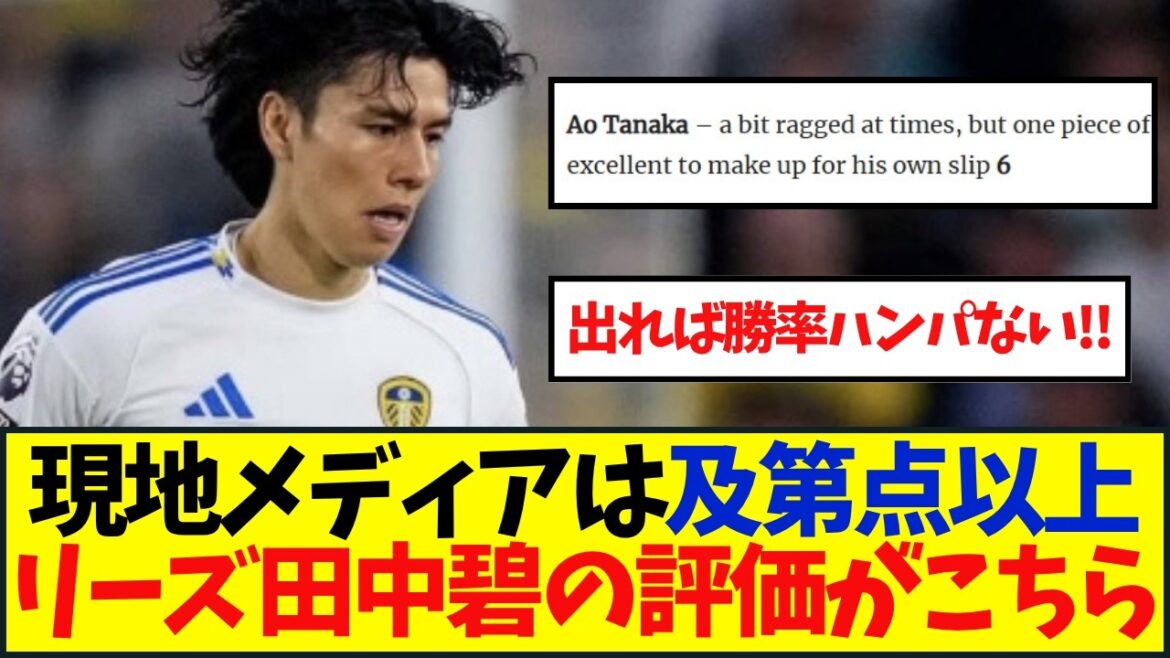 What is the evaluation of Aoi Tanaka by Leeds local media?