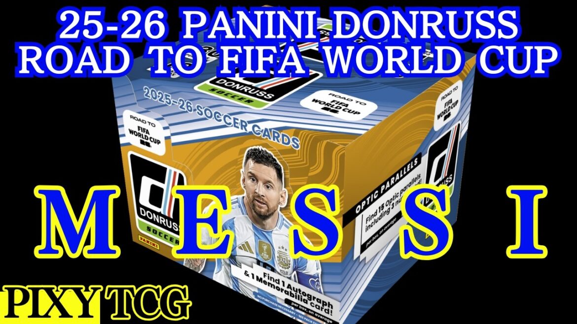 [Soccer]Get Messi's autograph! Donrath CHALLENGE![2025-26 PANINI DONRUSS ROAD TO FIFA WORLD CUP 26 SOCCER HOBBY]