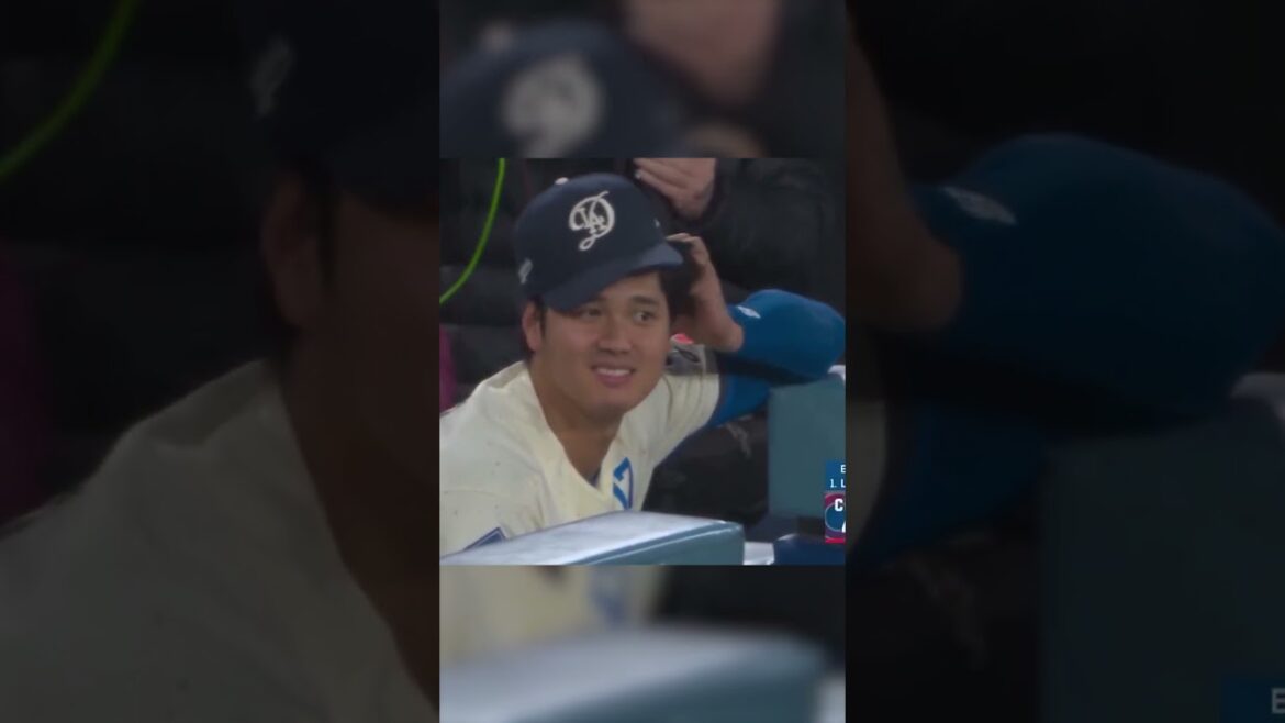 Shohei Otani's reaction on the ground was too cute! Everyone likes this, right?