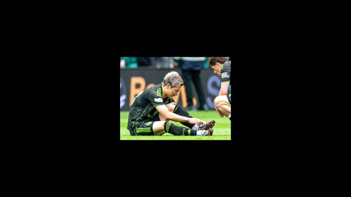 Is Daizen Maeda injured? Despite scoring consecutive goals for Celtic, he limps his left leg after the game.