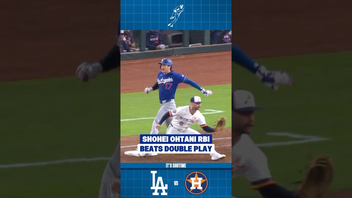 Shohei Ohtani Beats Double Play And Drives In Run