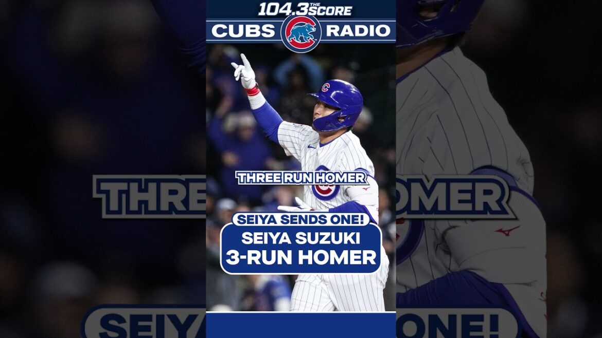 Seiya Suzuki sends one DEEP! 📻🗣️