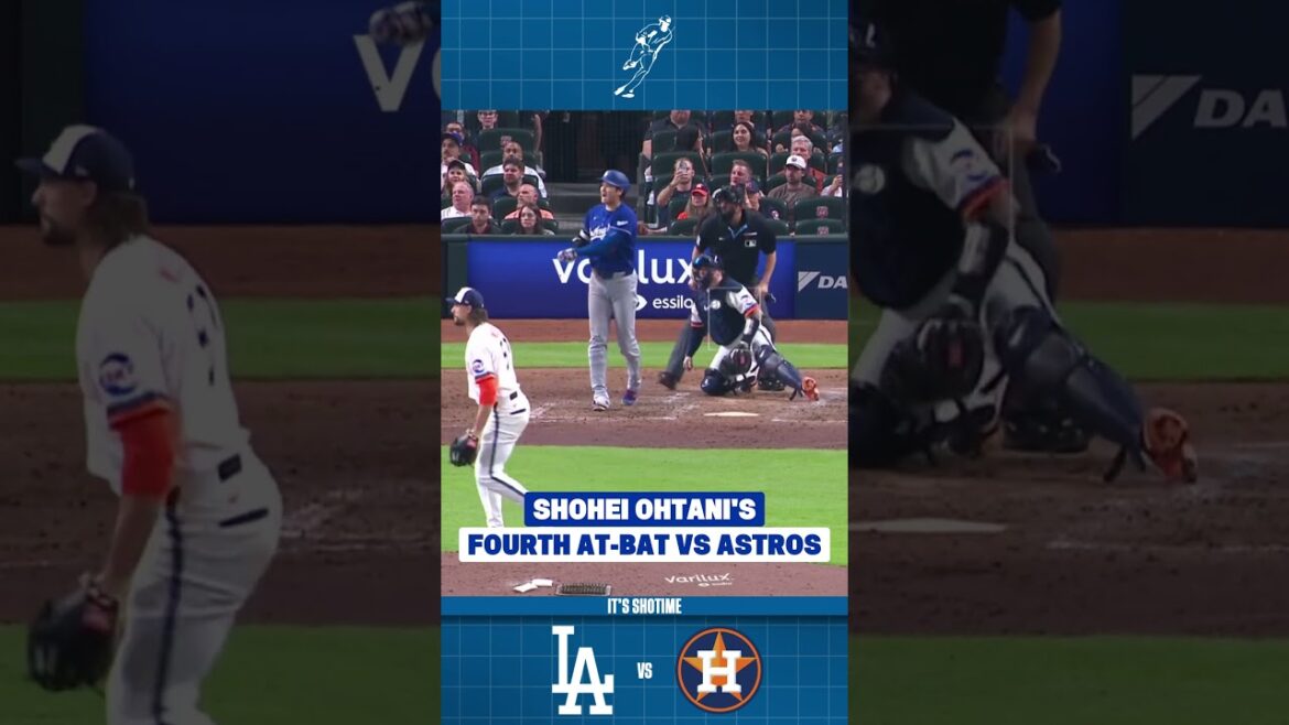 Shohei Ohtani's Fourth At-Bat VS Astros Game 1
