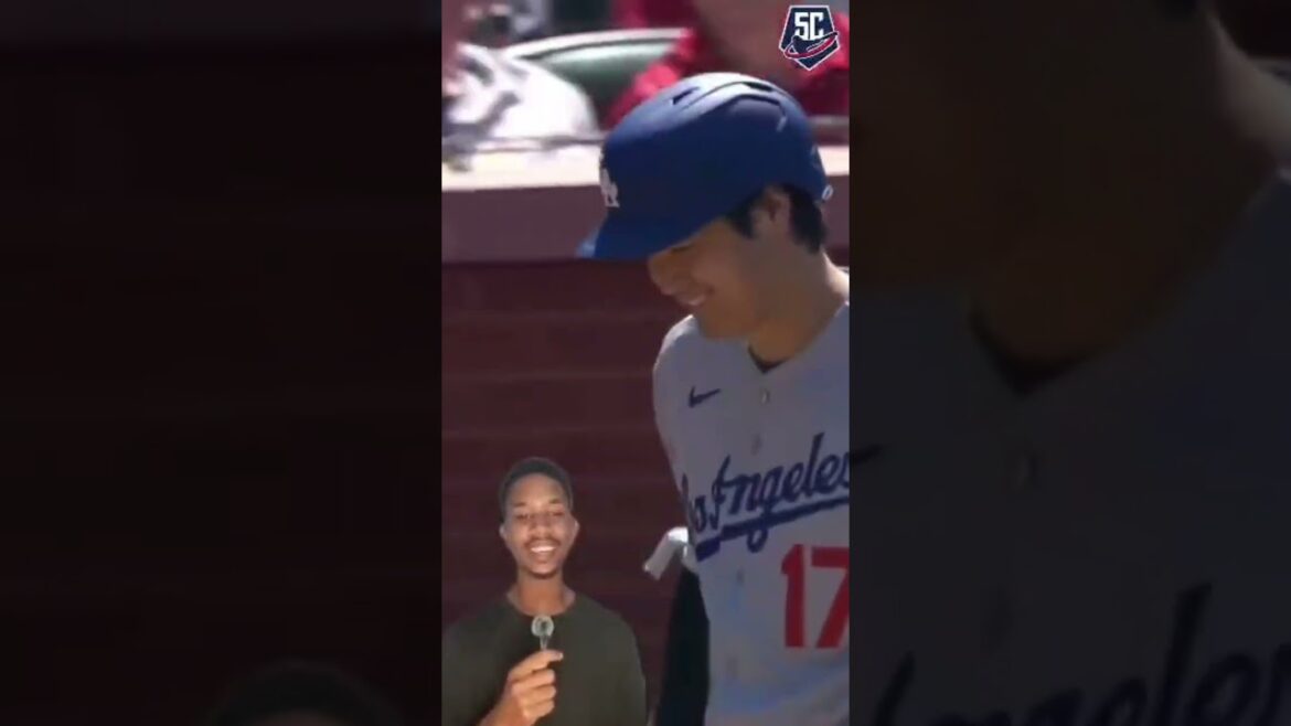 Dramatic ballhandling to Shohei Ohtani