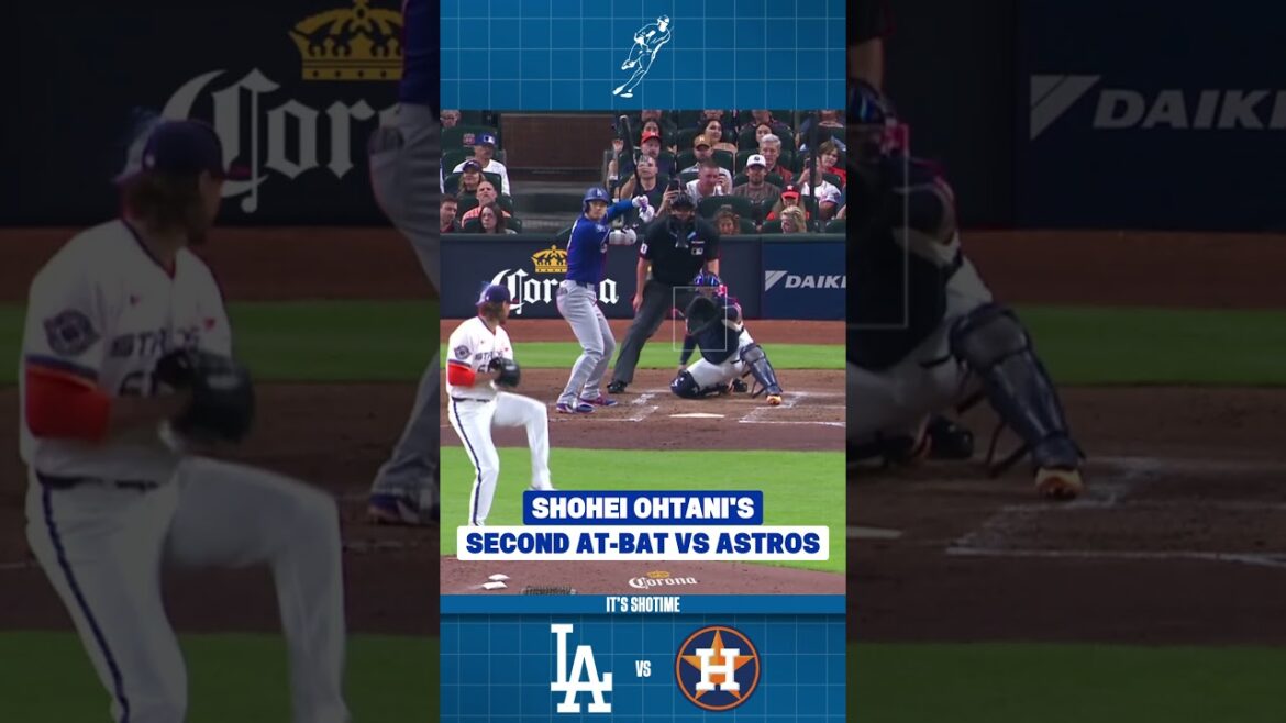 Shohei Ohtani's Second At-Bat VS Astros Game 1