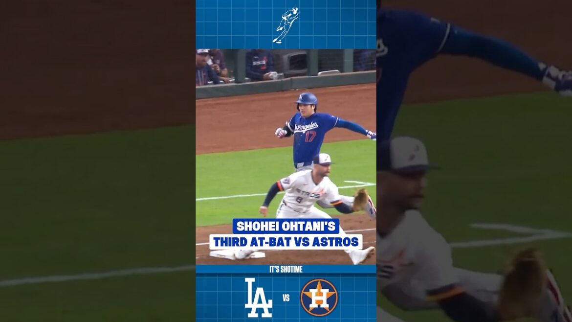 Shohei Ohtani's Third At-Bat VS Astros Game 1