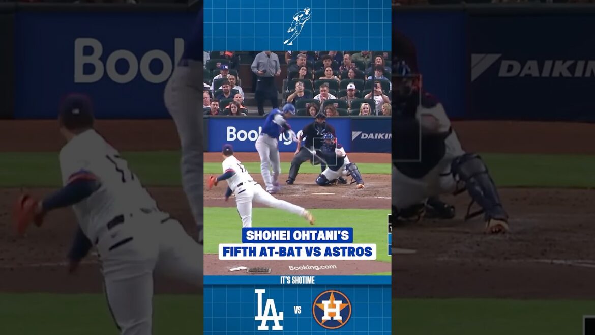 Shohei Ohtani's Fifth At-Bat VS Astros Game 1