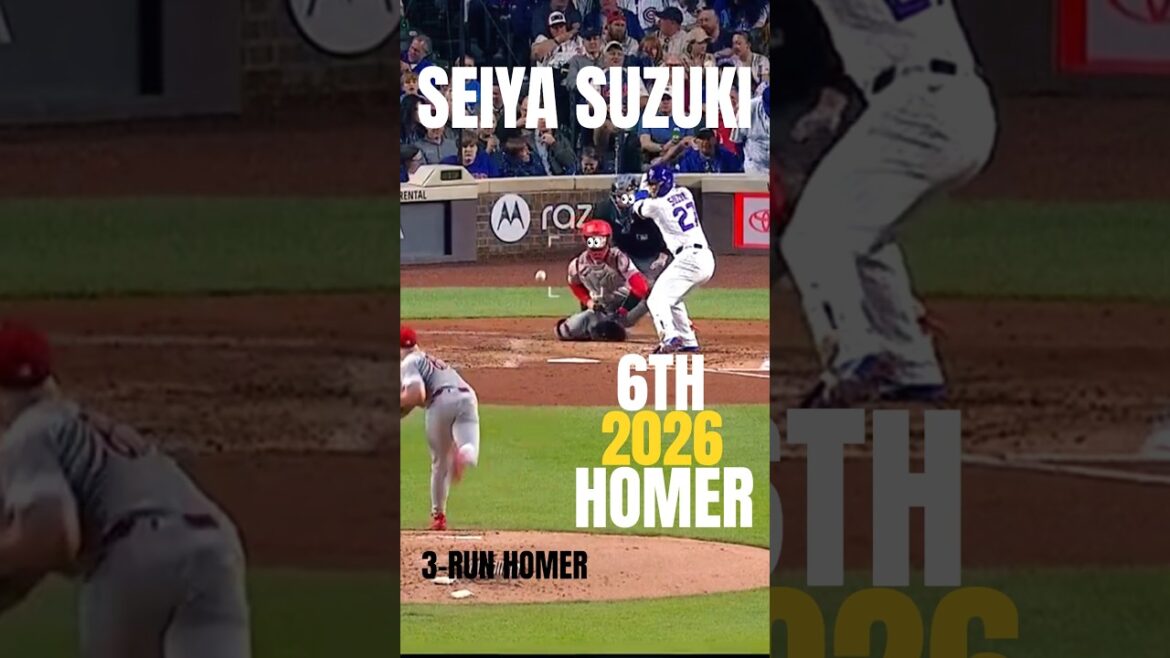 🚨 GAME-TYING HR!! ️ 💣⚾🐻 | SUZUKI Seiya Suzuki 🇯🇵 #shorts #baseball #highlights
