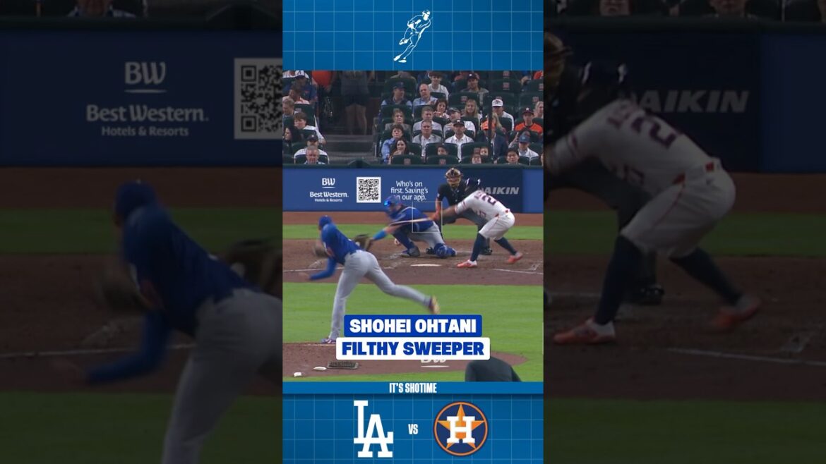 Shohei Ohtani Filthy Sweeper Gets Altuve Fishing