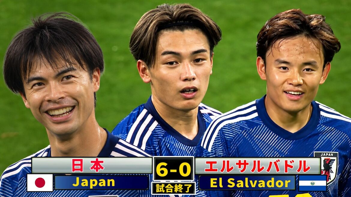 Samurai Blue’s onslaught exploded once again, and the Japanese national team held El Salvador at bay, demonstrating overwhelming strength toward winning the World Cup. Samurai Blue's onslaught exploded once again, and the Japanese national team held El Salvador at bay, demonstrating overwhelming strength toward winning the World Cup.