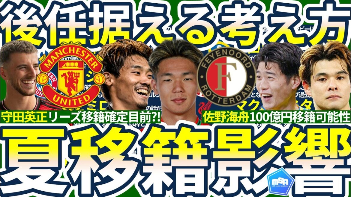 [Hidemasa Morita confirmed to move to Leeds next season!!]Kento Shiogai to replace Kiyo Ueda / Kaishu Sano 10 billion transfer? / Will Mason Mount team up with Lampard again?