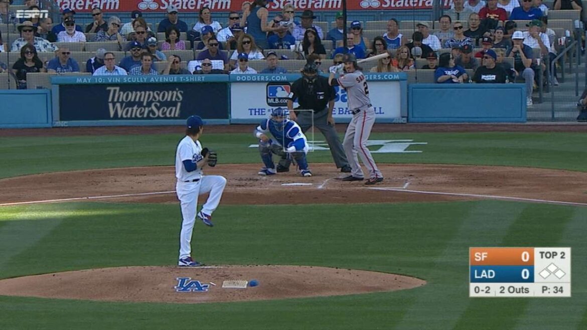 SF@LAD: Maeda limits Giants to one run over seven