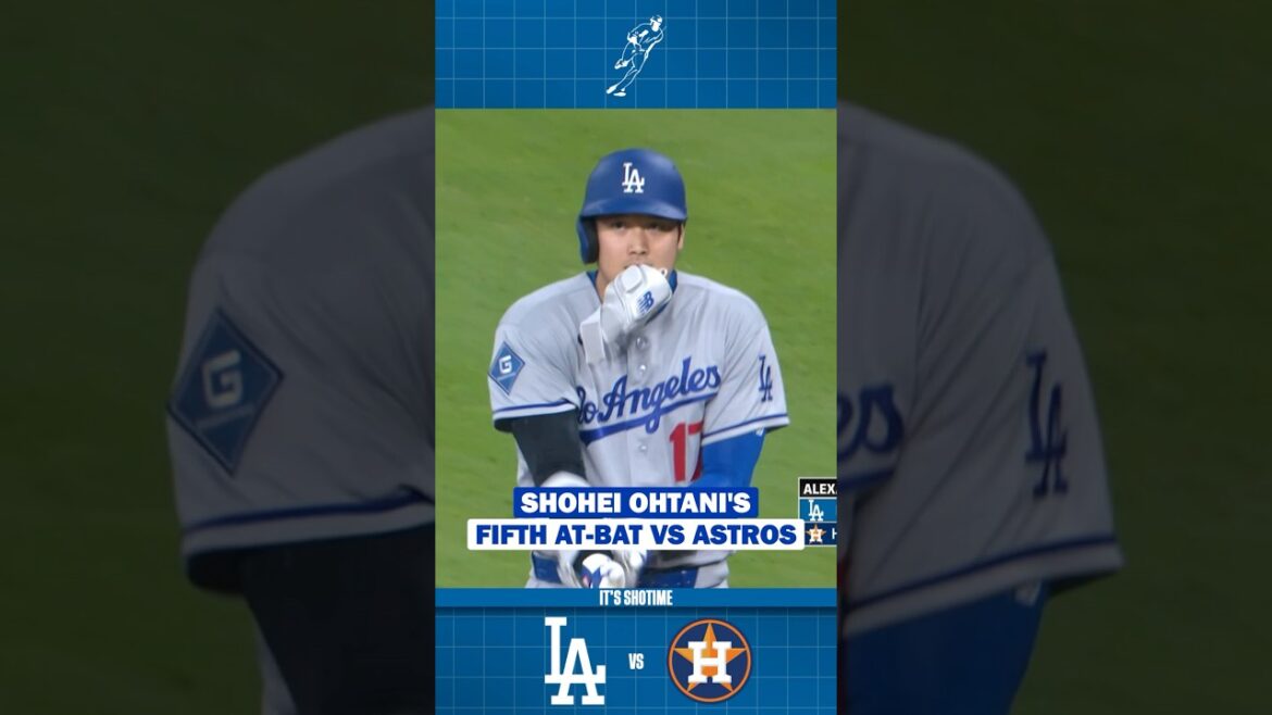 Shohei Ohtani's Fifth At-Bat VS Astros Game 3