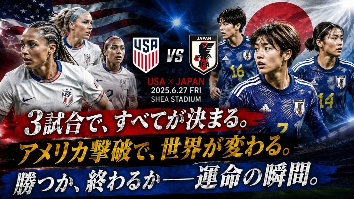 [Fateful 3-game series]Will Nadeshiko succeed? The truth behind her rise to 3rd place in the world after defeating the US