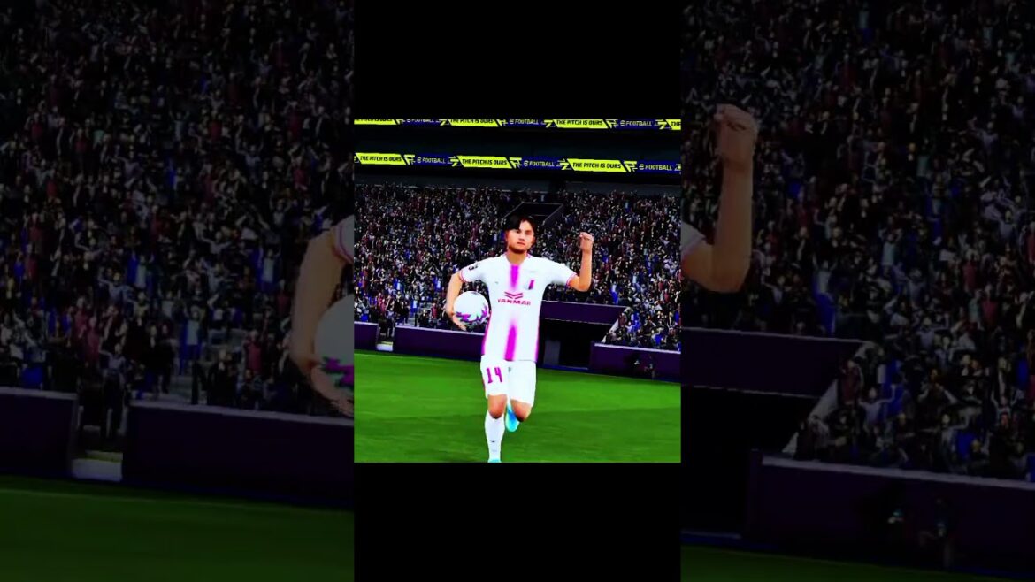 Kubo meets Sasuke on the pitch.  Rate this goal from 1 to 10! 🔥#efootball #efootball2026 #shorts
