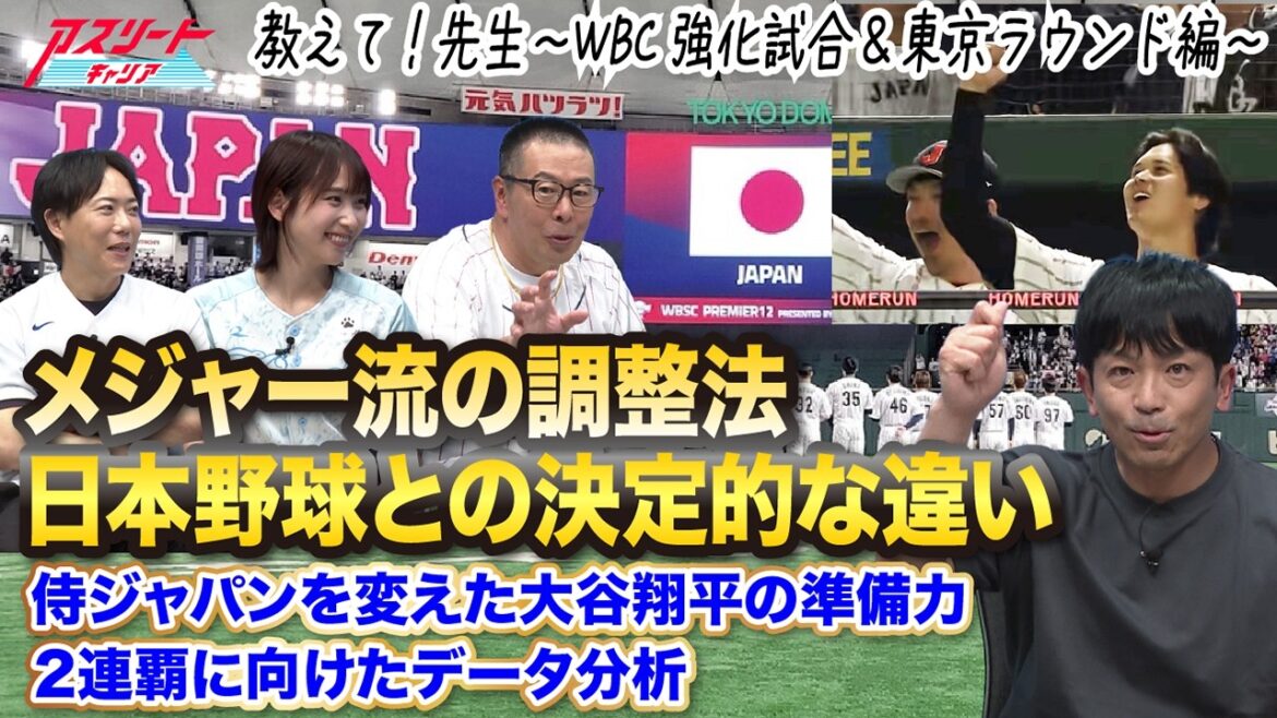 [Differences with Japanese Baseball]Major style adjustment method and Shohei Otani's preparation ability | What is WBC coach Netsuo's data analysis?