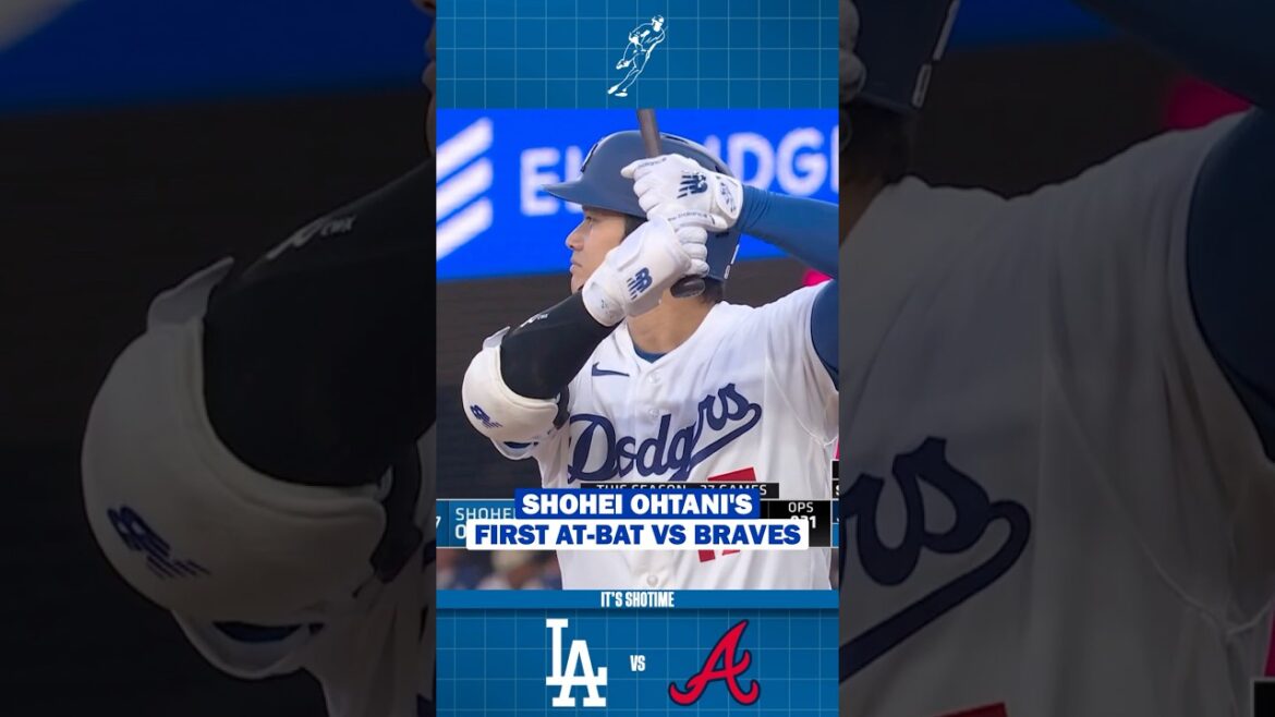 Shohei Ohtani's First At-Bat VS Braves Game 1