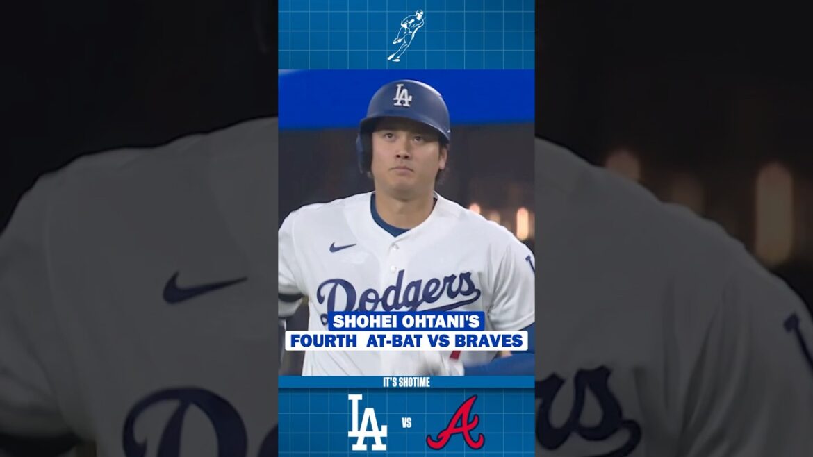 Shohei Ohtani's Fourth Third At-Bat VS Braves Game 1