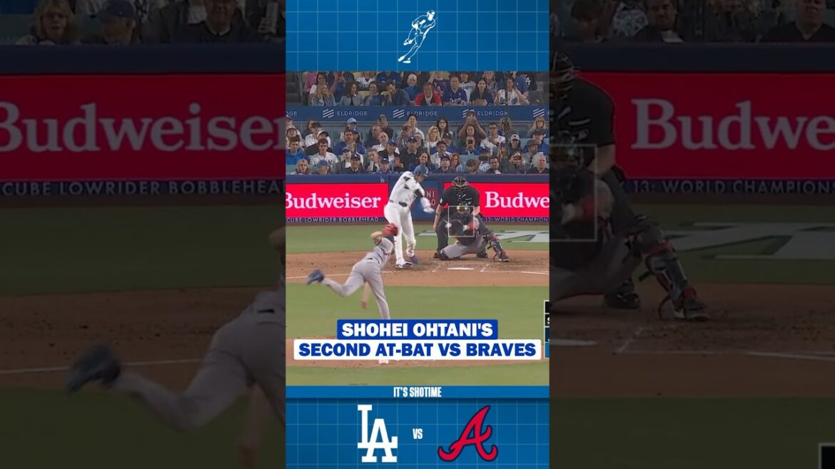 Shohei Ohtani's Second At-Bat VS Braves Game 1