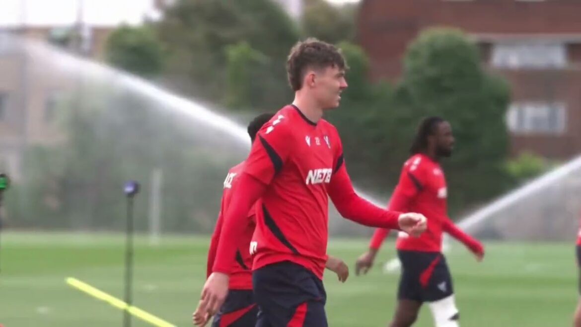 Crystal Palace train ahead of Conference League semi-final second leg against Shakhtar Donetsk