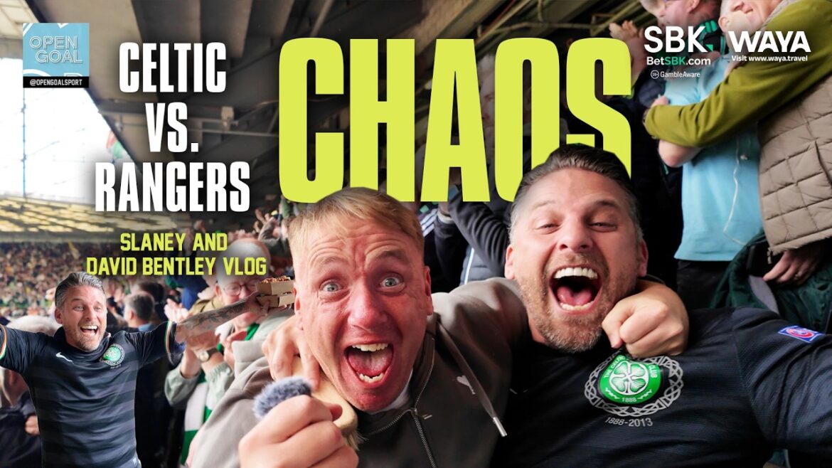 CELTIC vs RANGERS CARNAGE WITH DAVID BENTLEY & SLANEY! | Crazy Scenes For Maeda Spectacular Goal!