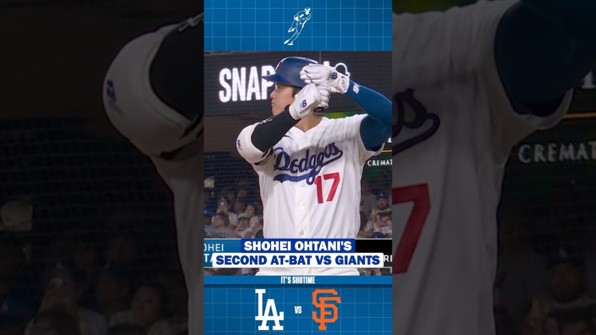 Shohei Ohtani's Second At-Bat VS Giants Game 1